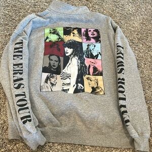 Taylor swift eras tour quarter zip sweatshirt